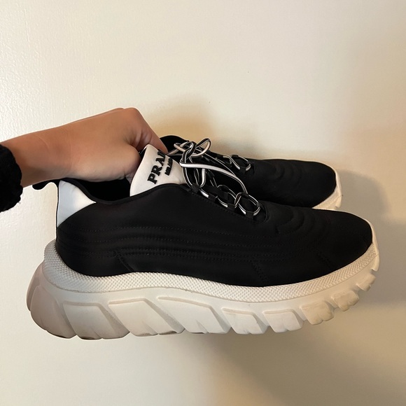 Prada Black Calzature Donna Sneakers - Picture 2 of 15